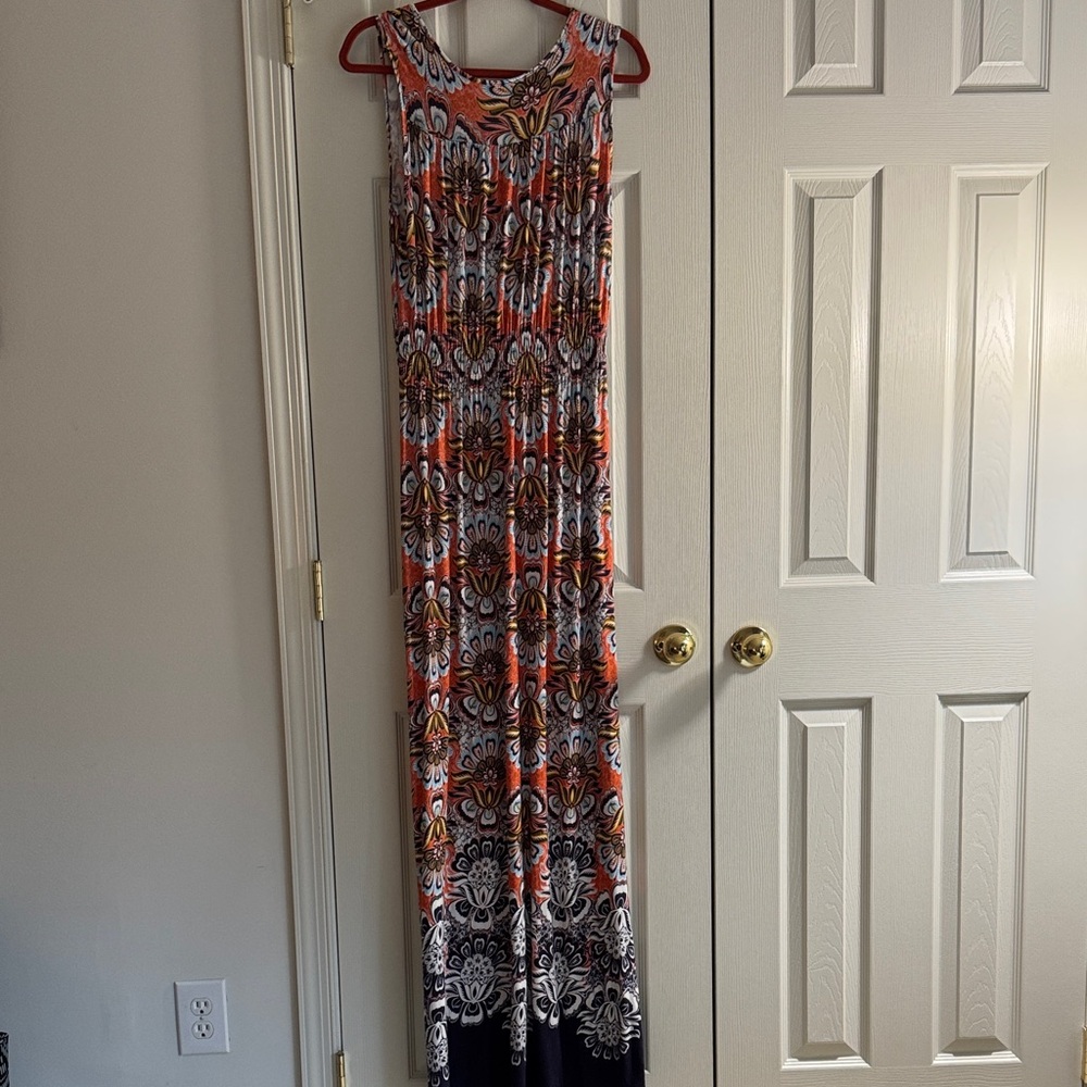 Spense Floral Print Maxi Dress – Women’s Size M (Approx. 66” Long) - Picture 2 of 7